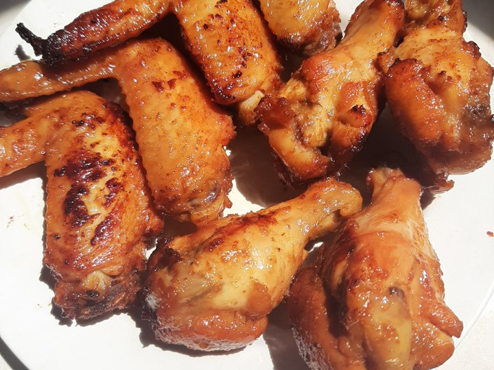 Resep SWEET &amp;amp; SPICY CHICKEN WINGS Anti Gagal