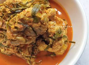 Foto resep Gulai Otak Daun Tapak Liman (Masakan Minang)