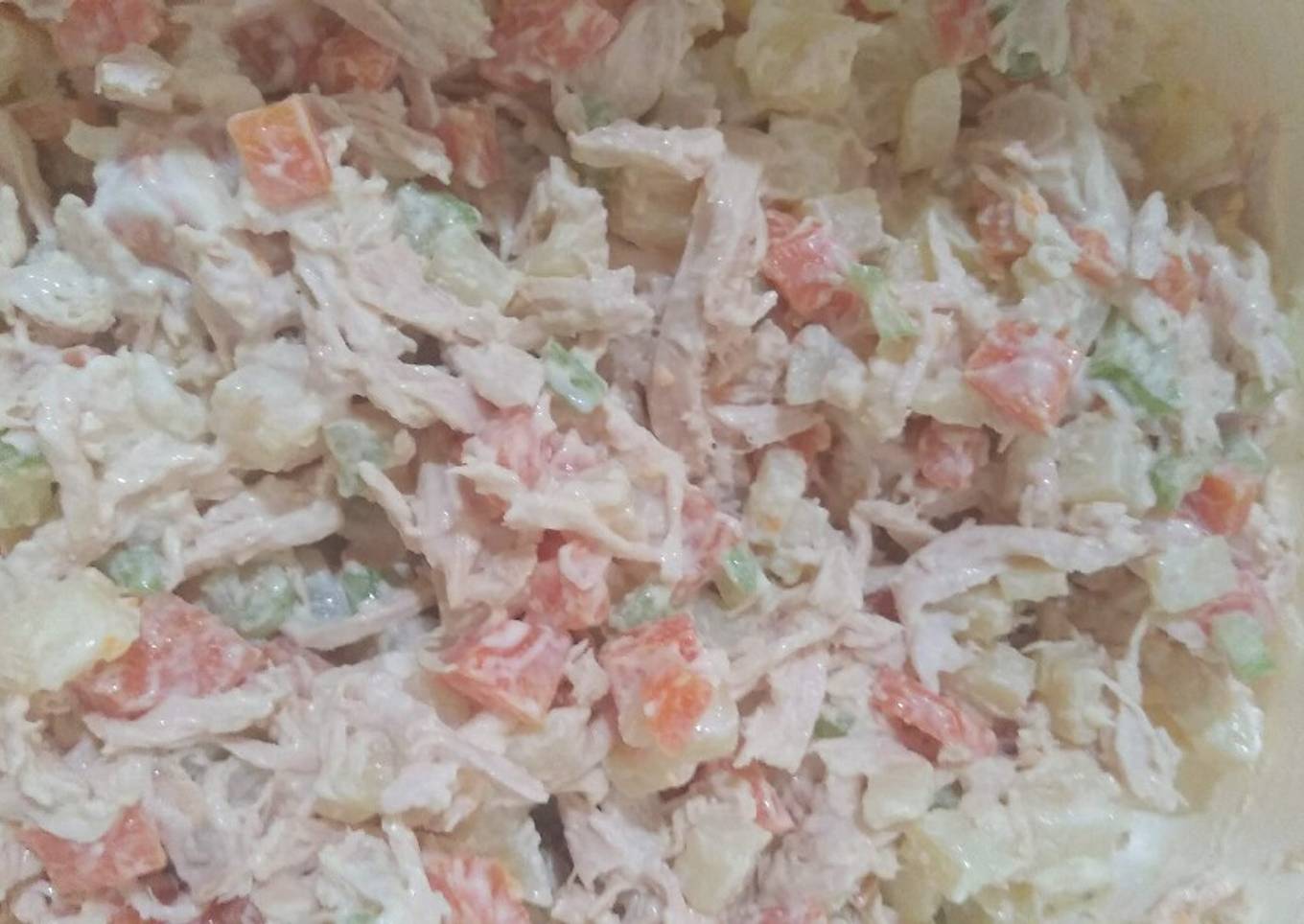 Ensalada de pollo 😋