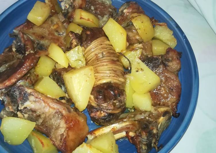 Agnello e marretto al forno alla barese!!!