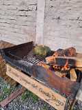 Zapallo cabutia relleno 4 quesos a la parrilla!!!!