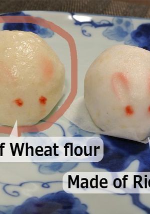 A picture of "Komugi-Manju" USAGI (Rabbit).