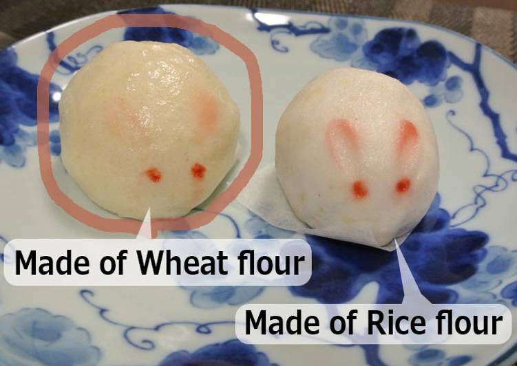 Easiest Way to Prepare Super Quick Homemade “Komugi-Manju” USAGI (Rabbit)