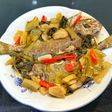 Cá Giò Kho Cải Chua