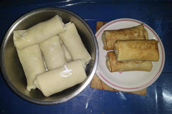 Langkah Mudah untuk Menyiapkan Lumpia isi rebung Praktis