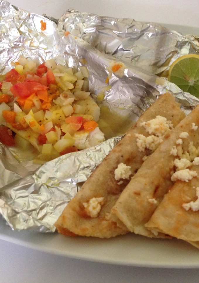 Una foto de Filete de pescado al vapor