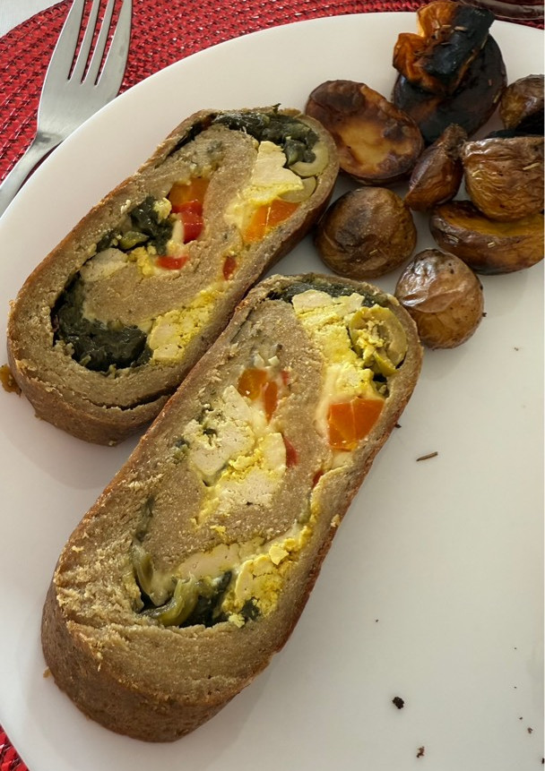 Una foto de Matambre vegano