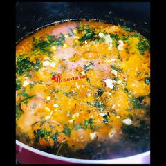 Cashews & Walnuts saffron chicken gravy A picture of Cashews & Walnuts saffron chicken gravy.