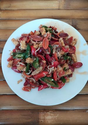 Foto resep Oseng kulit mlinjo