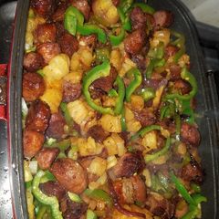 A picture of Sausage pineapples.