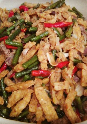 Foto resep Tumis Tempe Kacang Panjang