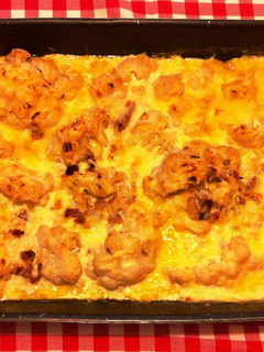 Una foto de Coliflor gratinada con bechamel