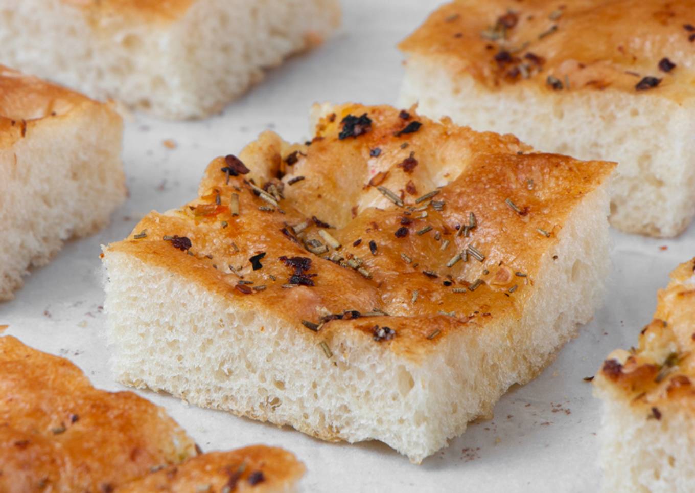 58% Hydration Garlic Fotsco Focaccia