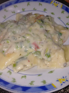 Una foto de Raviolones al puerro