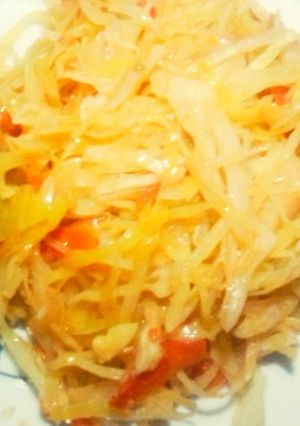 A picture of Sauted Cabbage#CookedwithCookpad.