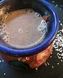 Atole de amaranto y cocoa