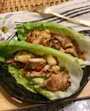 美生菜蒜香烤肉