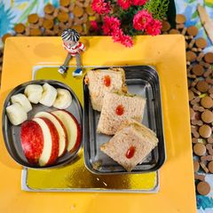 Easy sandwiches for kids (For tiffin) A picture of Easy sandwiches for kids (For tiffin).