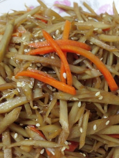 醬炒牛蒡 的食譜成品照片
