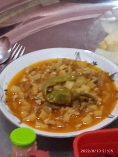 صورة لوصفة 🥘جواز بطاطا🥔 بصدر الدجاج🍲