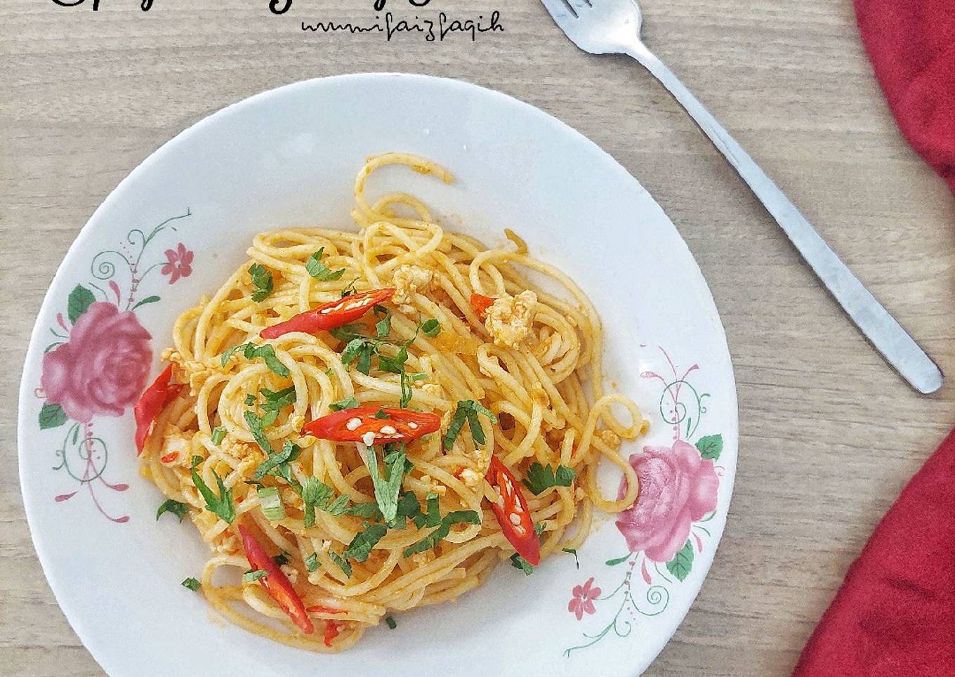 Spaghetti Goreng Pedas (Rasa Indonesia)