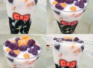 仙草鲜奶芋圆冰🍧 的食譜成品照片