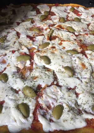 Una foto de Pizza de coreanito🍕