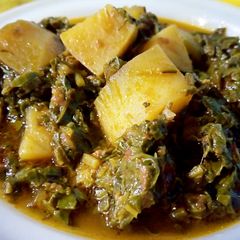 A picture of Aaloo Palak.