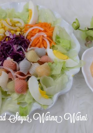 Foto resep Salad Sayur Warna Warni