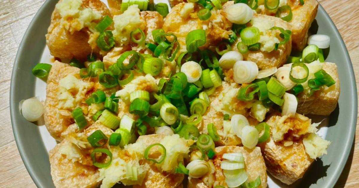 Grilled tofu puffs Recipe by Hurry Cookpad