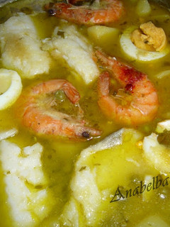 Una foto de Patatas con bacalao