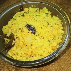 A picture of Rice Rava Upma.