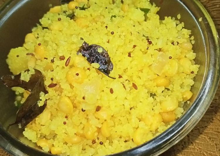 Simple Way to Prepare Speedy Rice Rava Upma