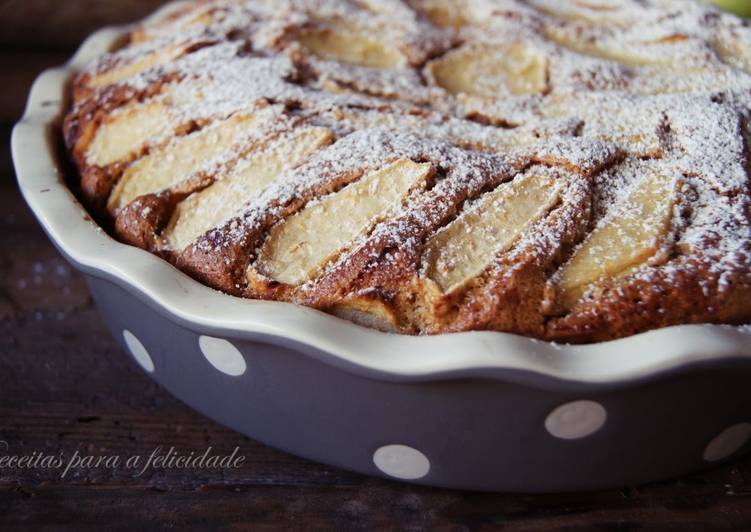 Bolo de Maçã e Amêndoa