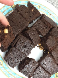 Una foto de Brownie al microondas