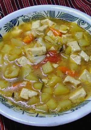 Foto resep Sayur Ketabis (Kentang, Tahu, Kubis)