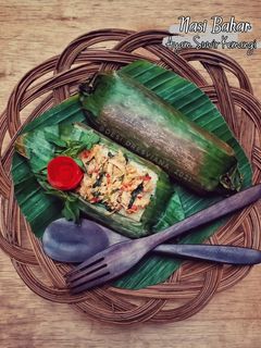 Foto resep Nasi Bakar Ayam Suwir Kemangi