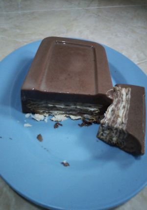 Foto resep Krackers Puding coklat