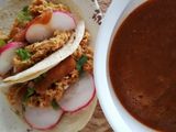 Salsa roja con todo