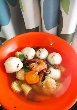 Foto resep Sop Bakso Ikan