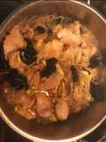 Fish with black fungus and soy bean sprouts