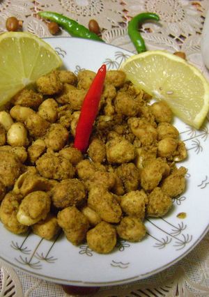 A picture of Spicy Fried Peanut Masala.