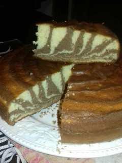 Una foto de Torta cebra a mi manera 😉