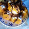 Buñuelos de naranja c/chocolate🍊🍫