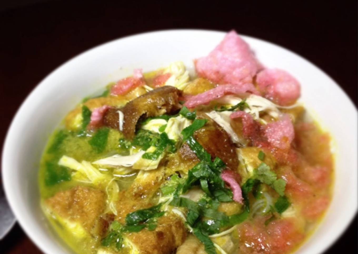 Mie sop ayam kampung