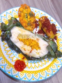 Foto resep Nasi Bakar isi Ayam Suwir