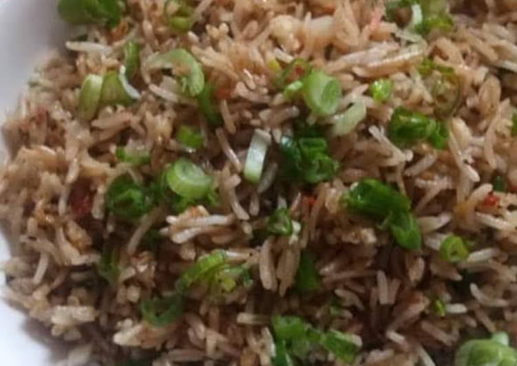 Spring onion fried rice