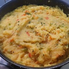 A picture of Rava Khichdi for Breakfast.