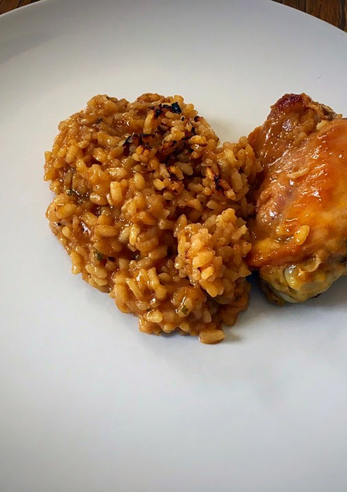 Una foto de Arroz con pollo