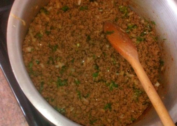 Mince Filling for Samoosa